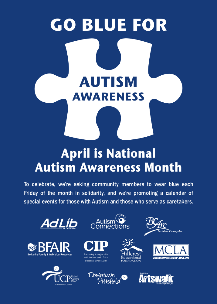 April is Autism Awareness and Acceptance Month! Downtown Pittsfield
