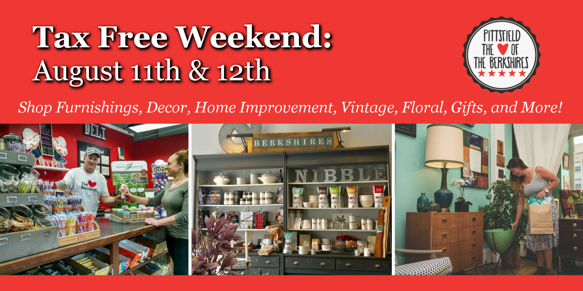 Tax Free Weekend Downtown Shopping Guide! Downtown Pittsfield Western