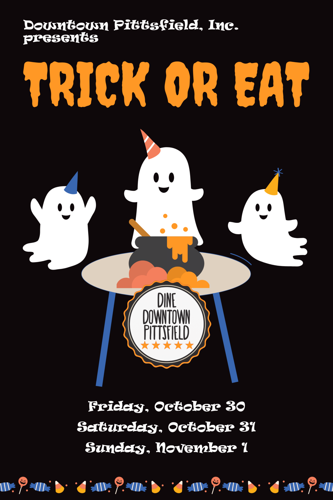 Trick or Eat! Downtown Pittsfield Western Massachusetts The Berkshires