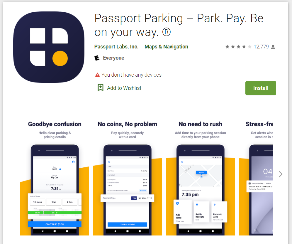 Passport Parking – Park. Pay. Be on your way.