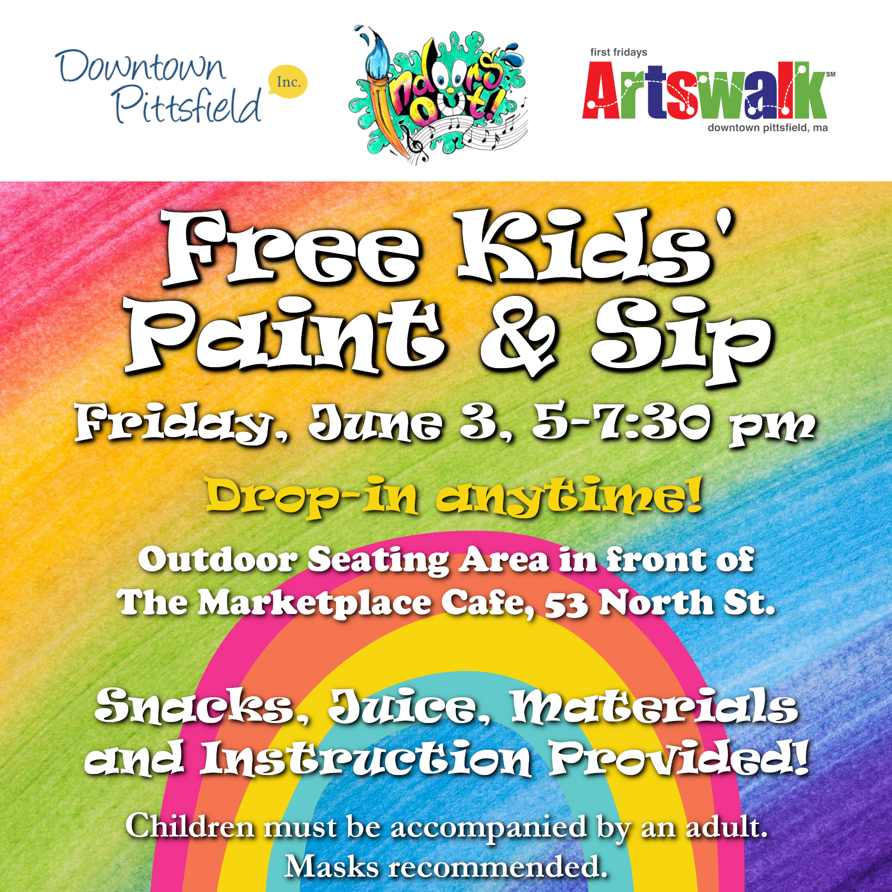Indoors Out! Free Kids’ Paint & Sip