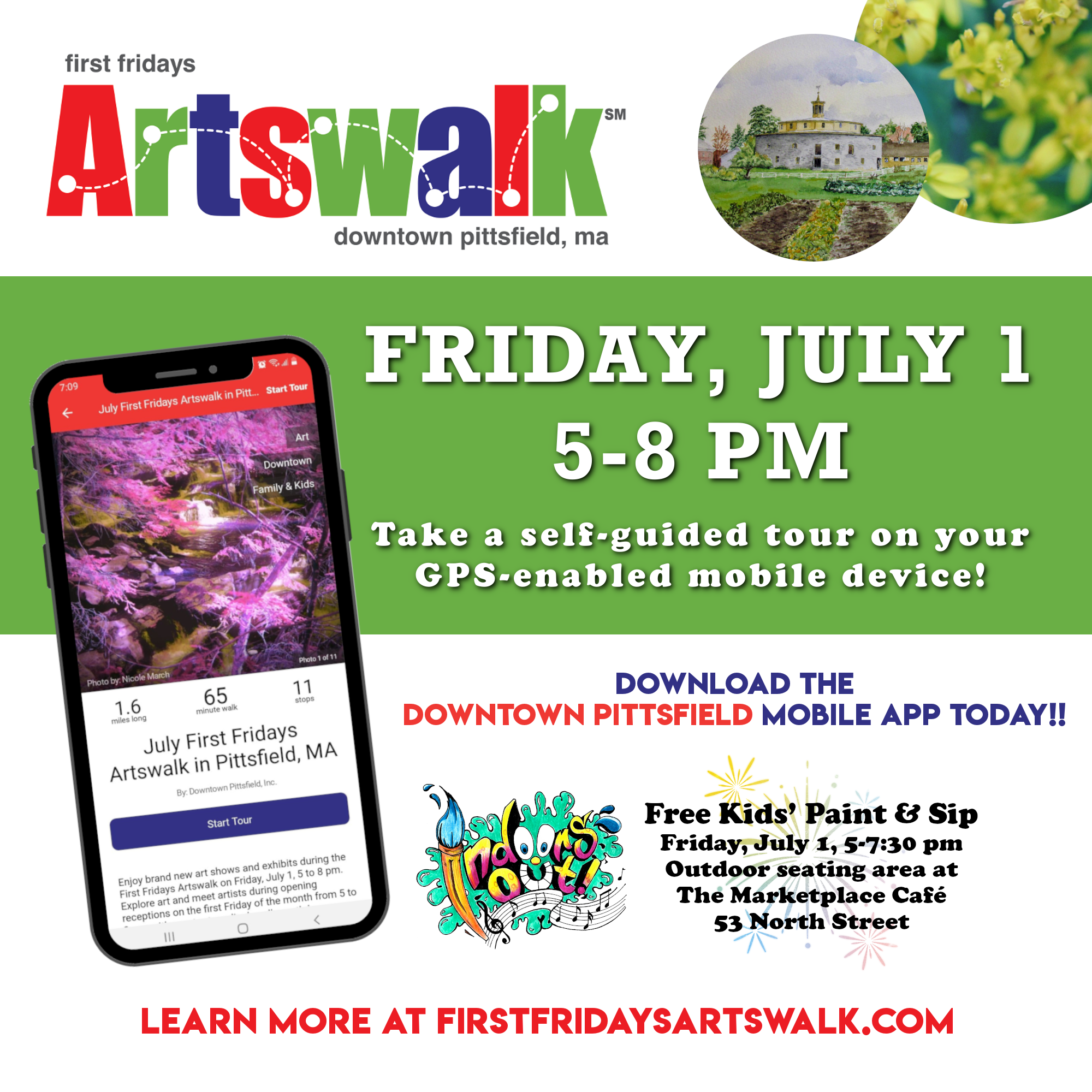 July First Fridays Artswalk, Pittsfield MA
