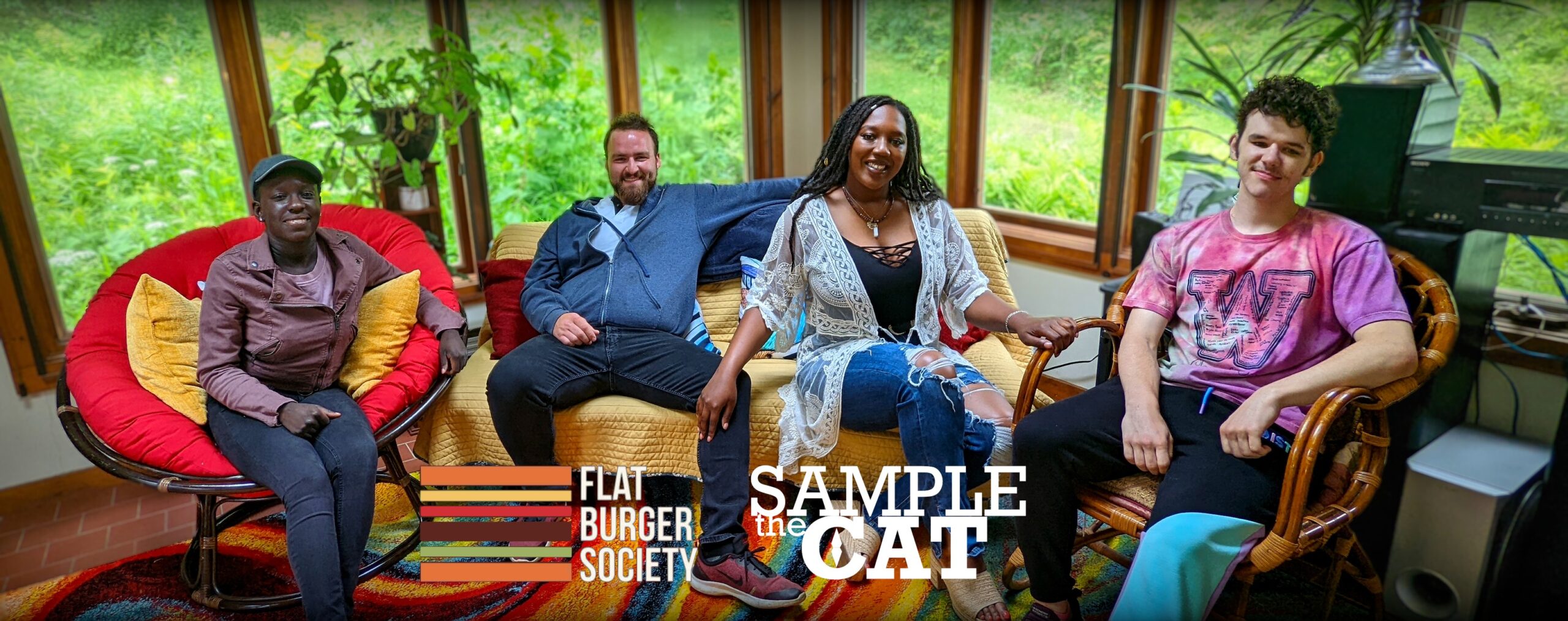 Sample the Cat at Flat Burger Society