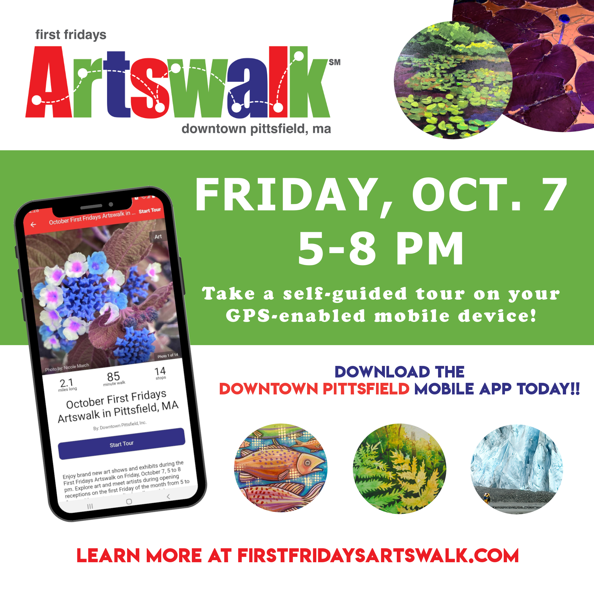 October 7 First Fridays Artswalk