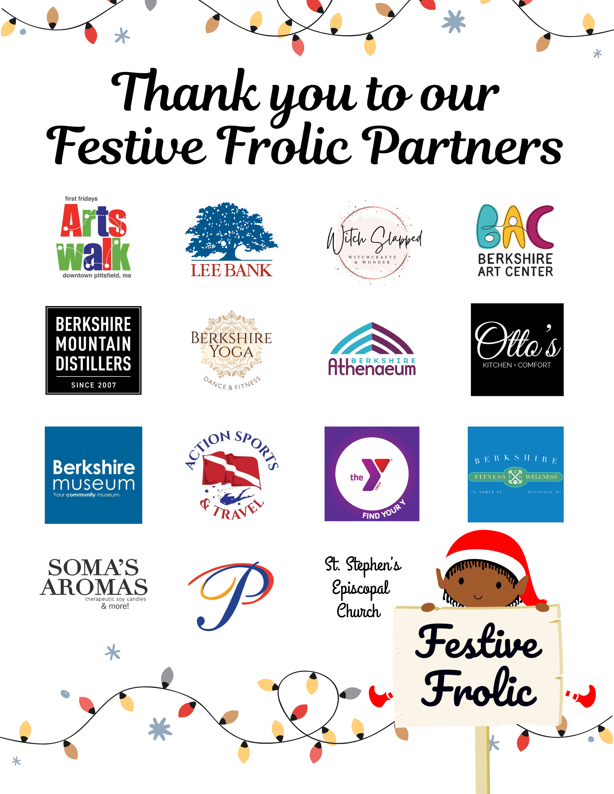 Thank you to our Festive Frolic Sponsors
