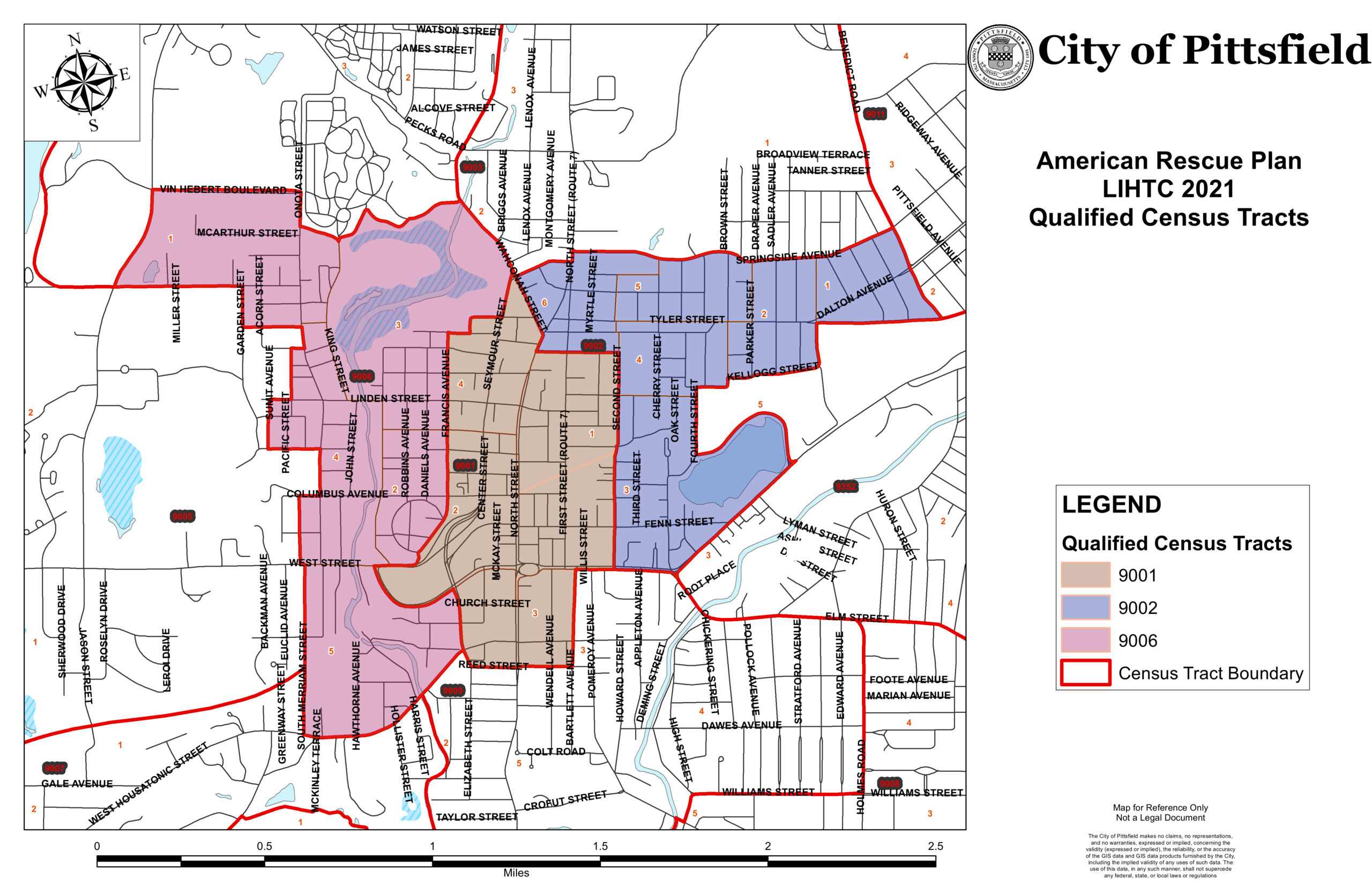 ARPA Disproportionately Impacted District of Pittsfield