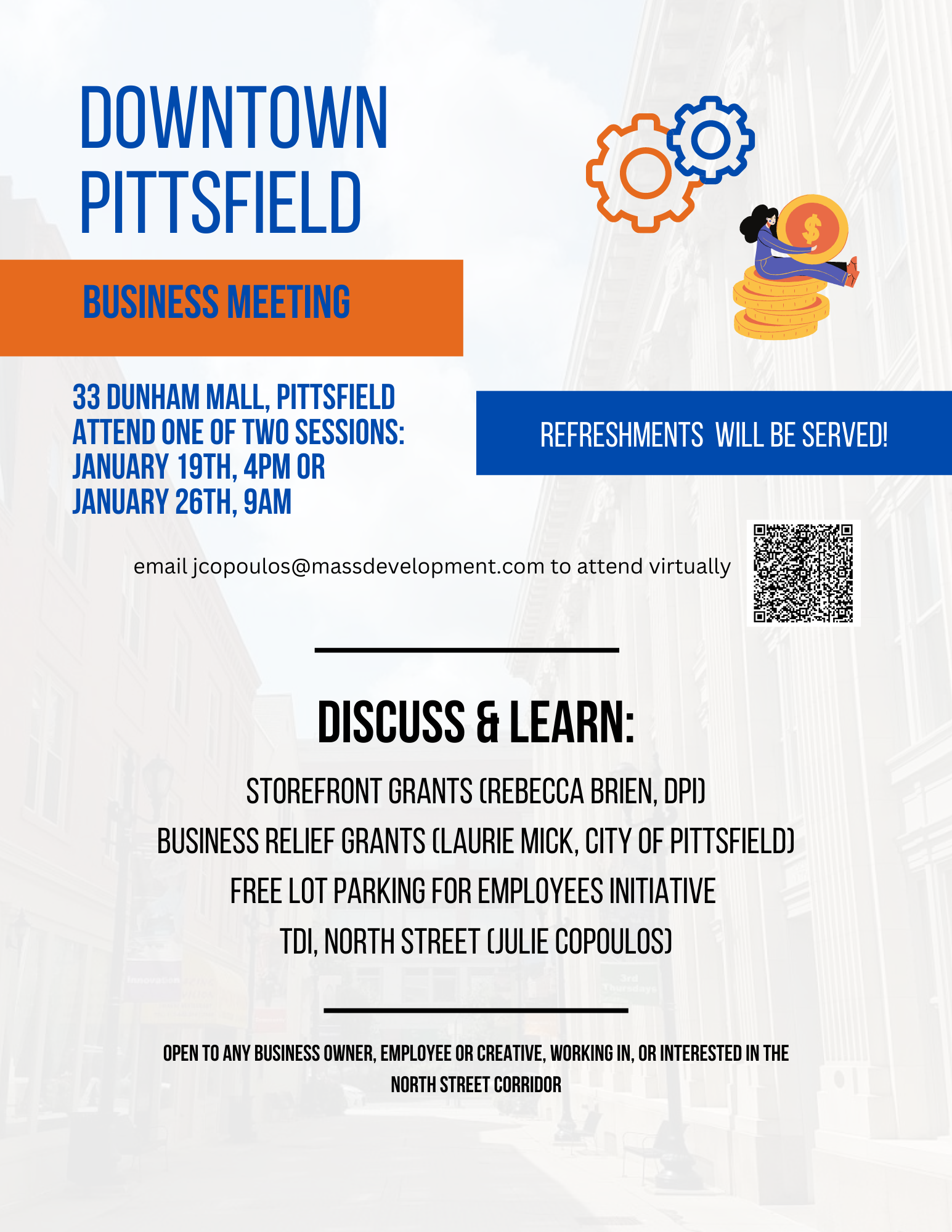 Downtown Pittsfield Business Meeting