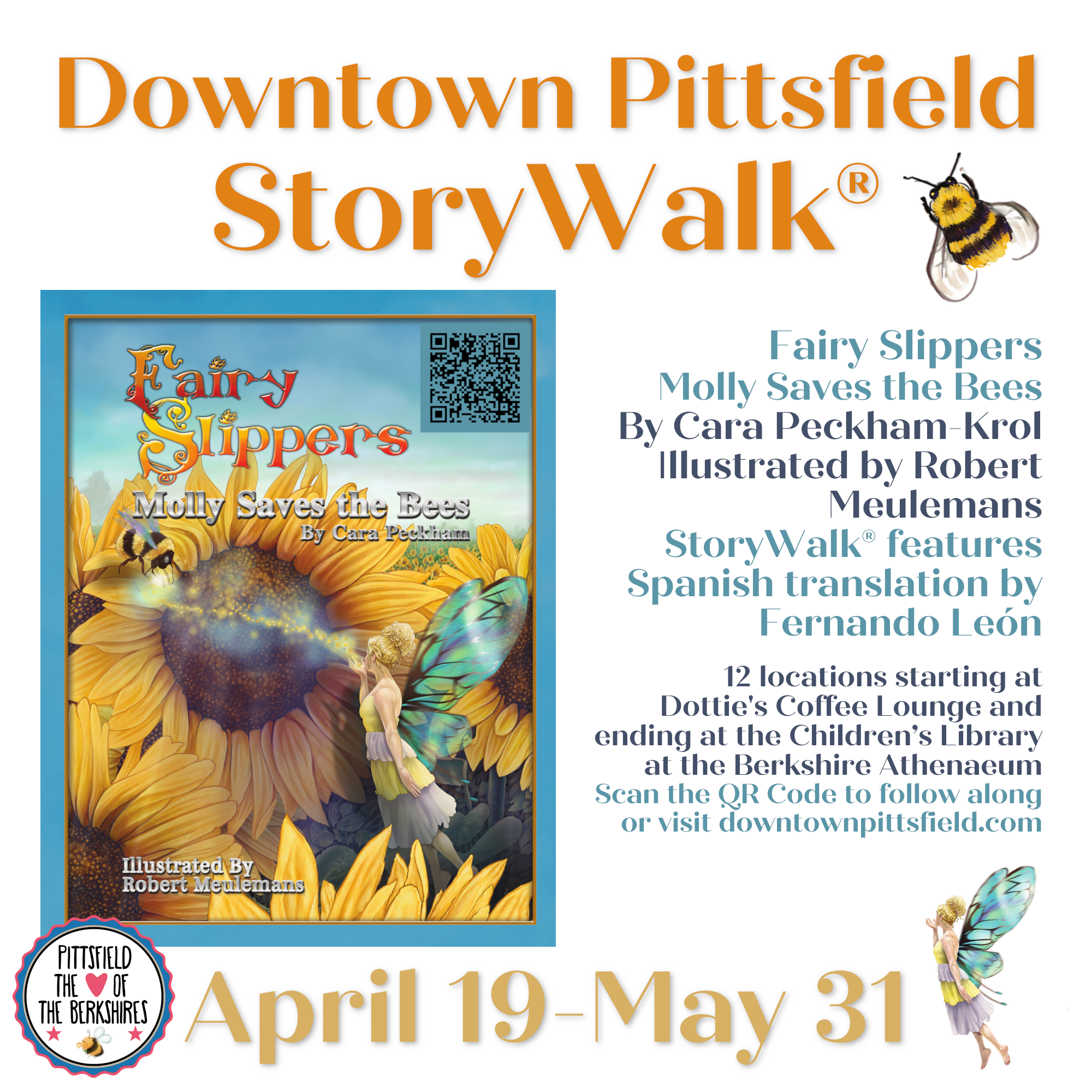 StoryWalk® Fairy Slippers Molly Saves the Bees