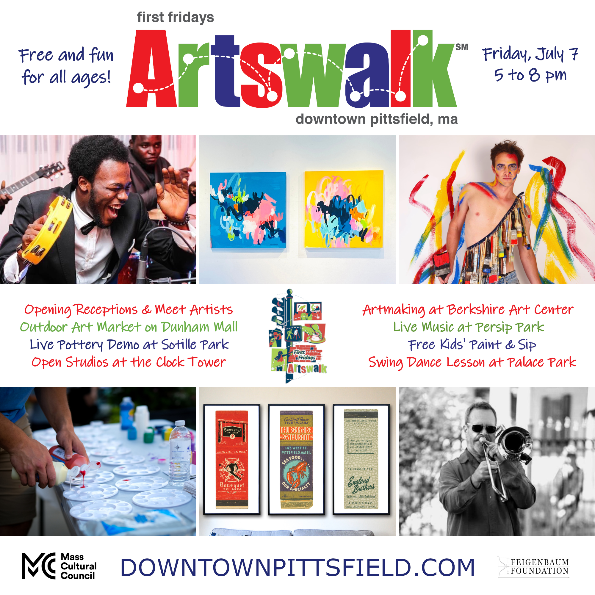 July 7 First Fridays Artswalk Pittsfield MA