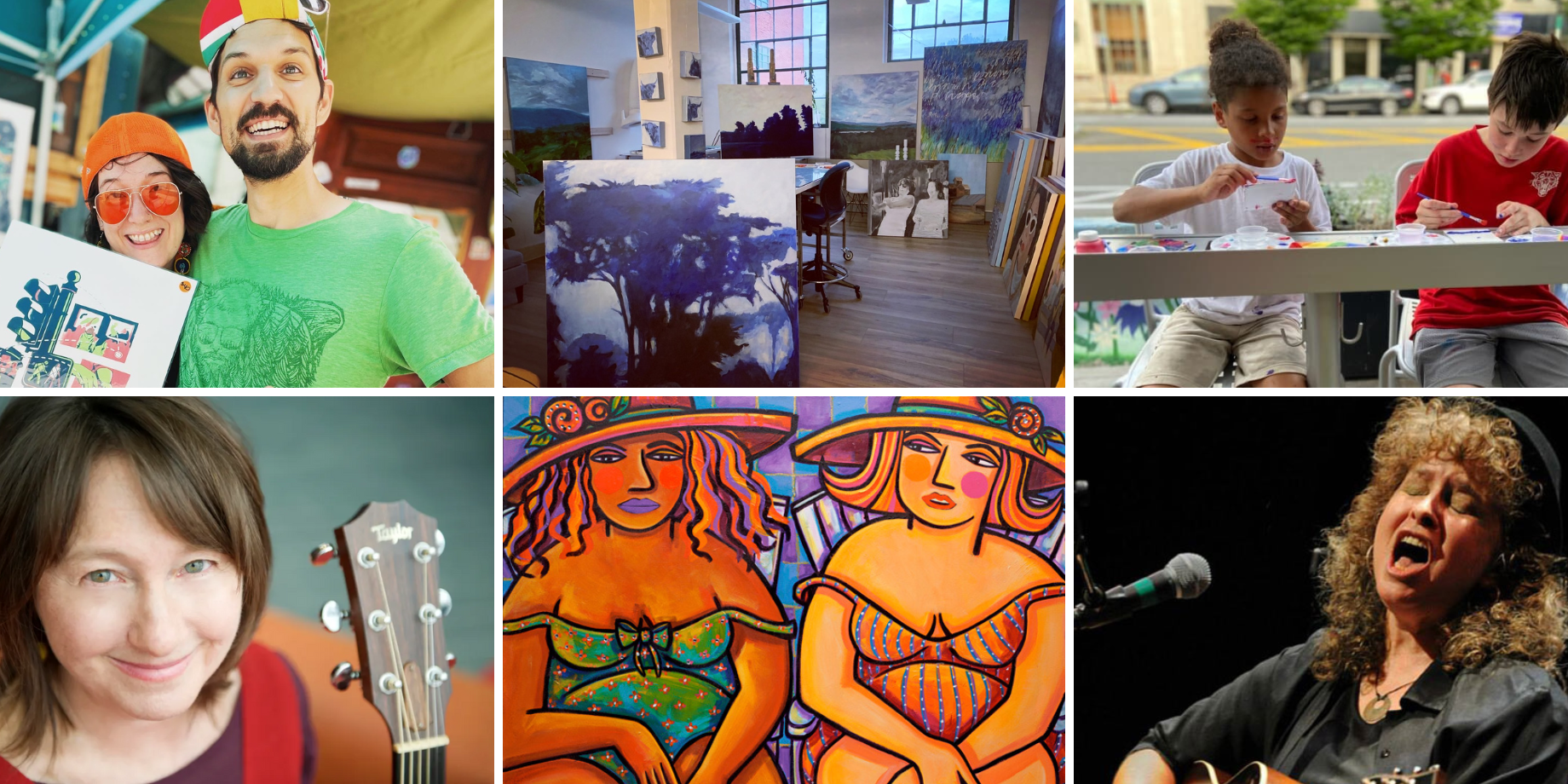 August 4 First Fridays Artswalk: Live Music, Art Market, Silent Art Auction, Live Painting, and a Free Kids’ Paint & Sip and Scavenger Hunt! Pittsfield MA