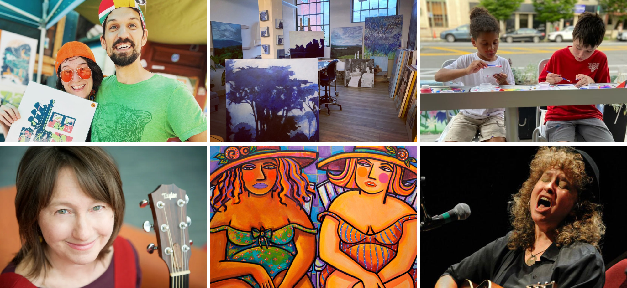 August 4 First Fridays Artswalk: Live Music, Art Market, Silent Art Auction, Live Painting, and a Free Kids’ Paint & Sip and Scavenger Hunt! Pittsfield MA