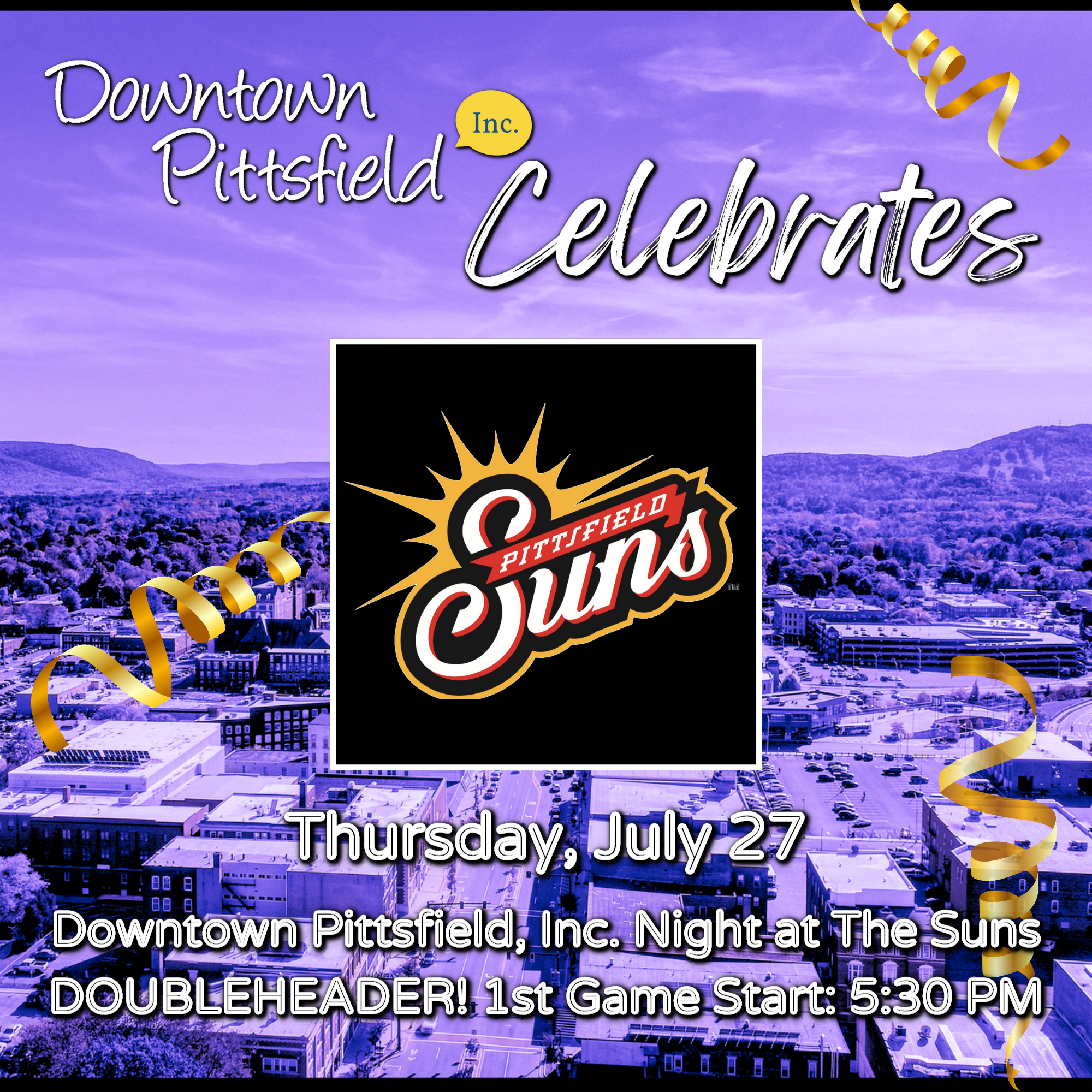 Downtown Pittsfield, Inc. Celebrates The Pittsfield Suns