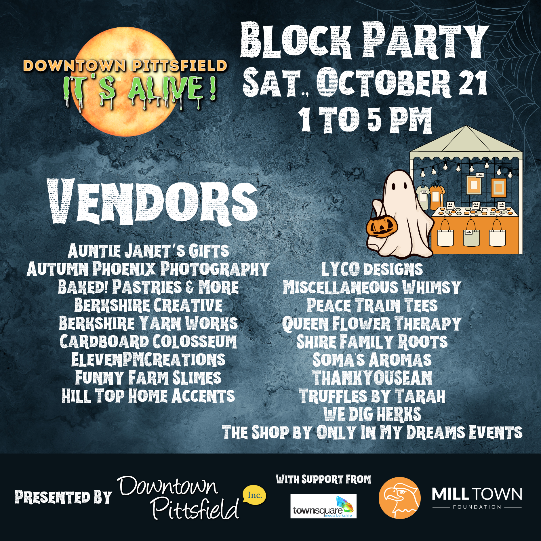 Downtown Pittsfield… It’s Alive! Block Party Vendors!