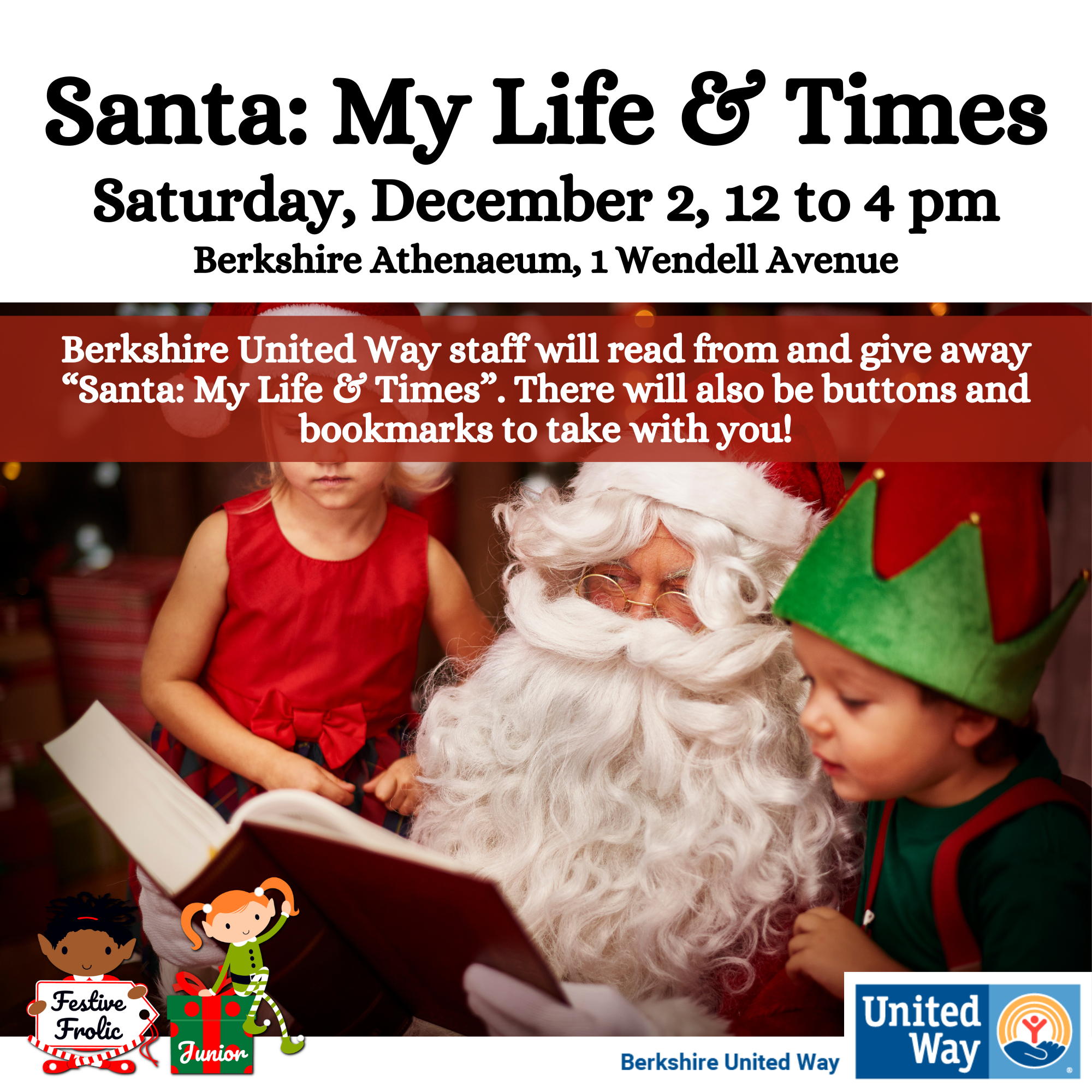“Santa: My Life & Times” Reading and Giveaway