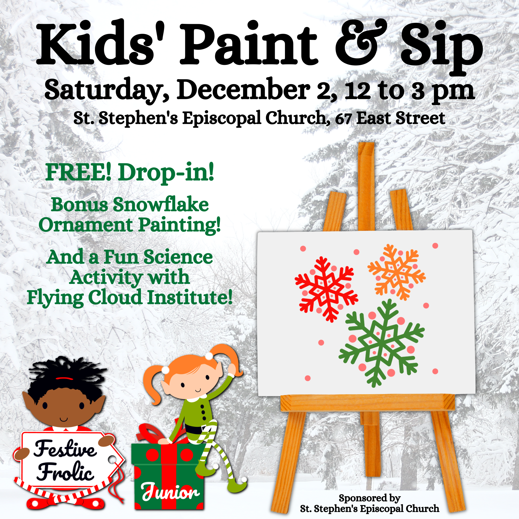 Free Kids’ Paint & Sip (Festive Frolic Junior)