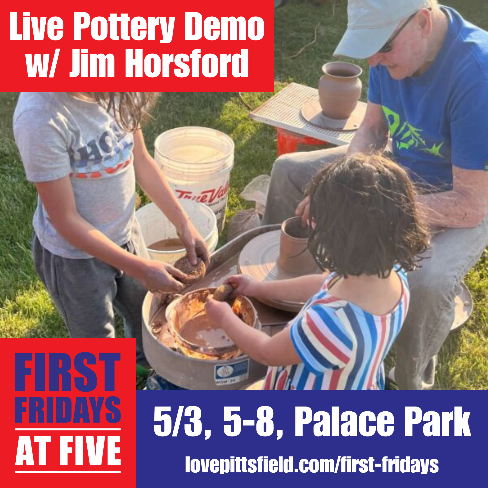 Live pottery demonstration with Jim Horsford 