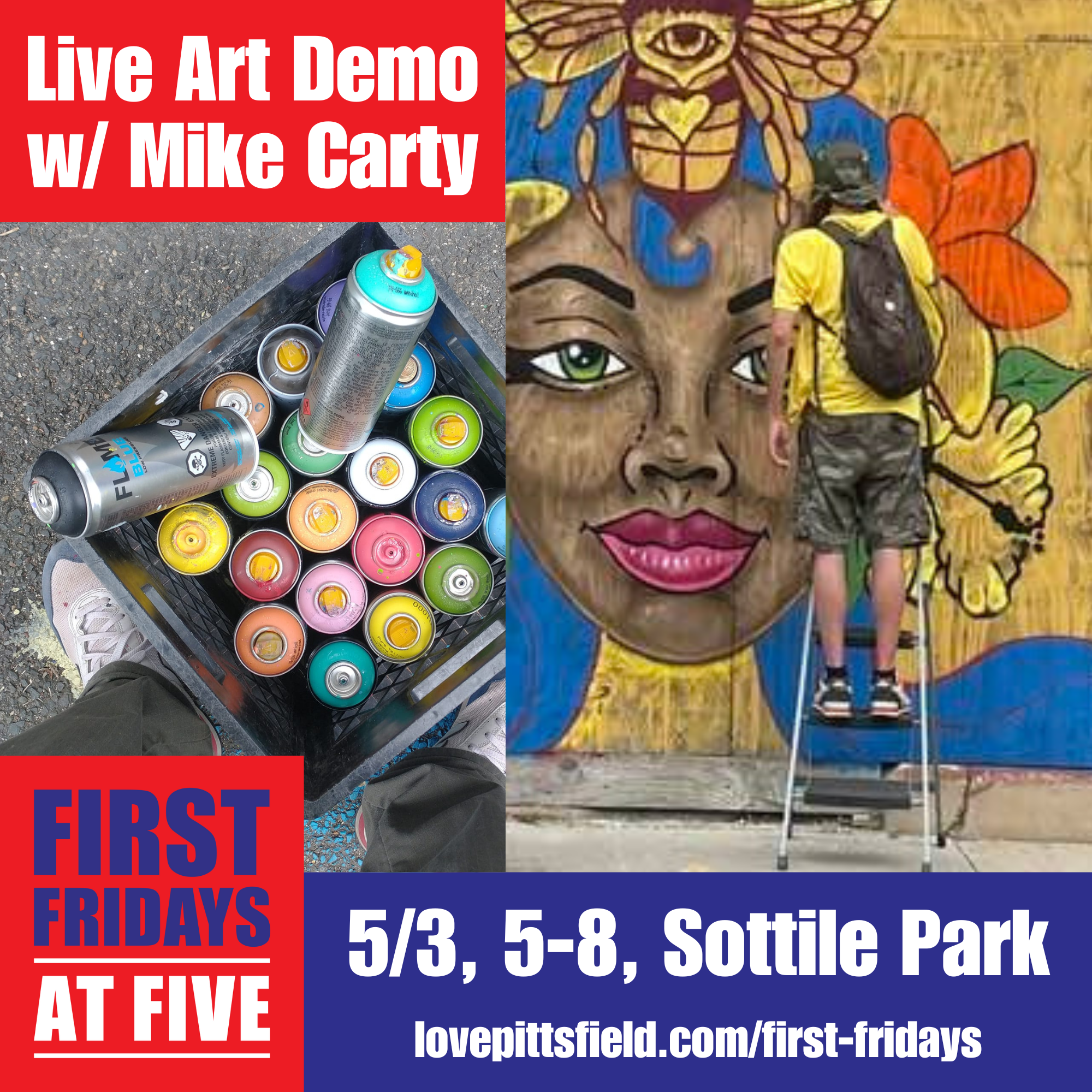 Live art demonstration by artist Michael Carty