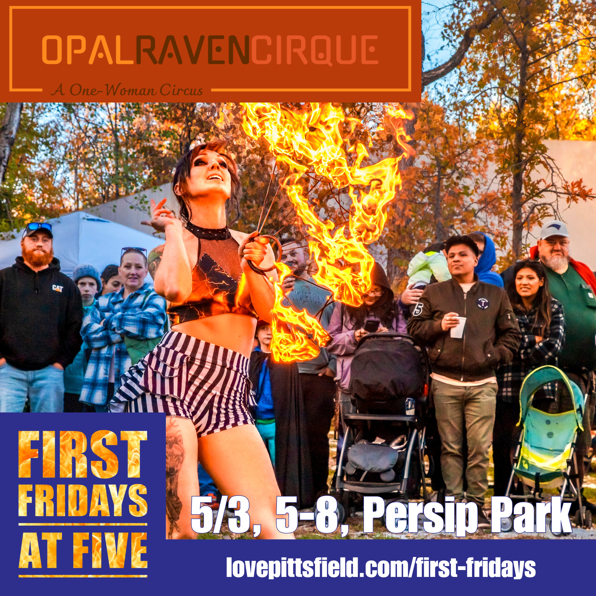 Fire Dancing with Opal Raven Cirque!