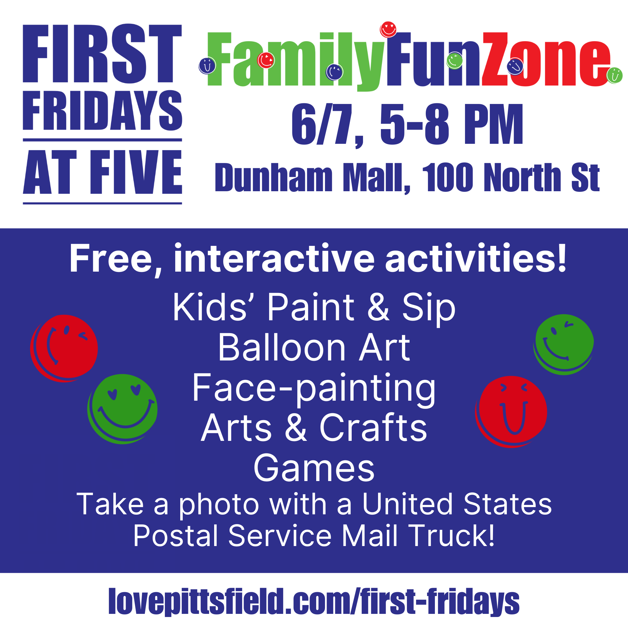 Family Fun Zone at First Fridays at Five