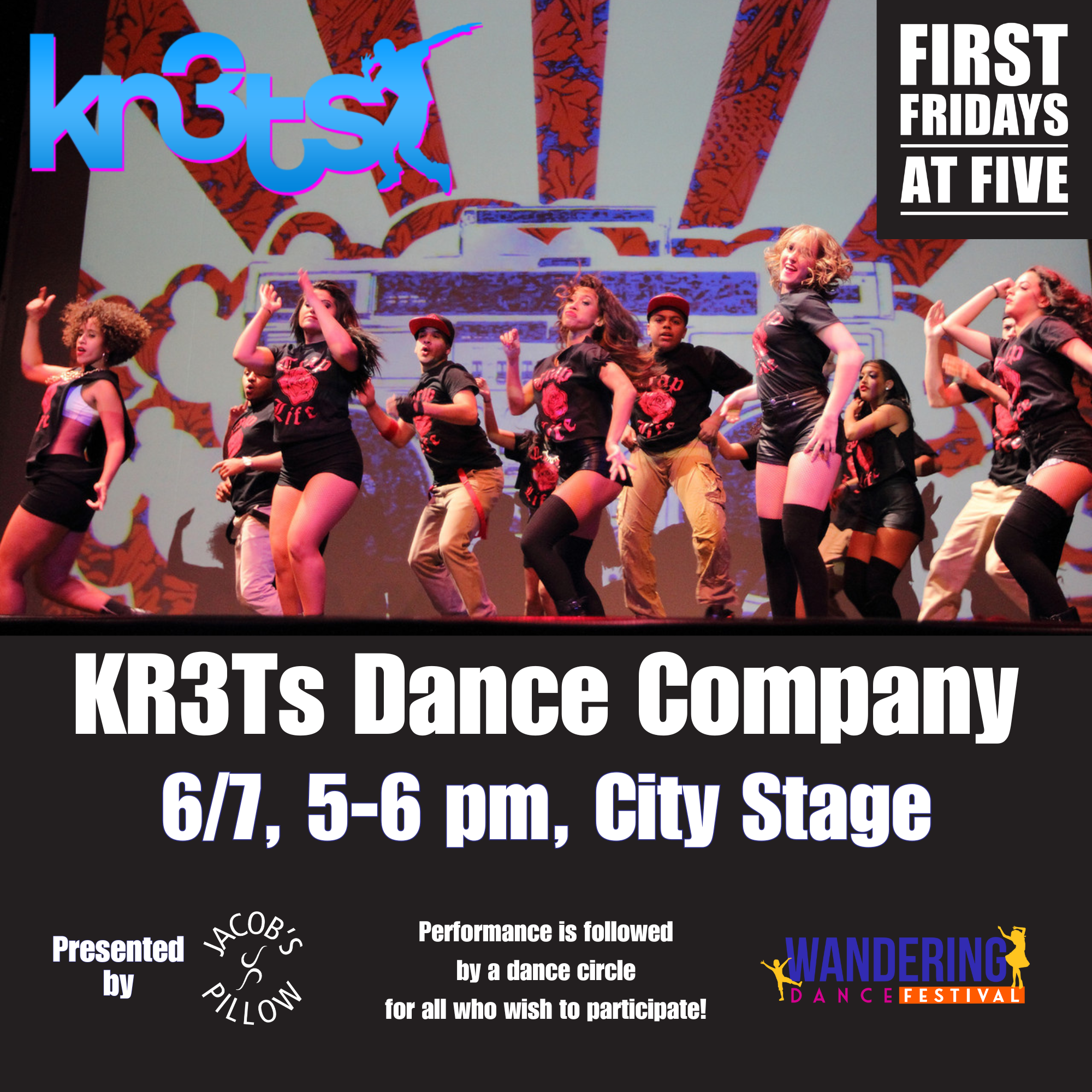 Performance by KR3T’s Dance Company and Dance Circle with Wandering Dance Society