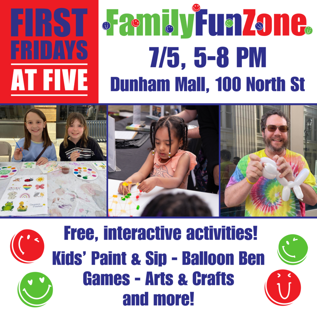 Family Fun Zone At First Fridays At Five – Downtown Pittsfield Western 