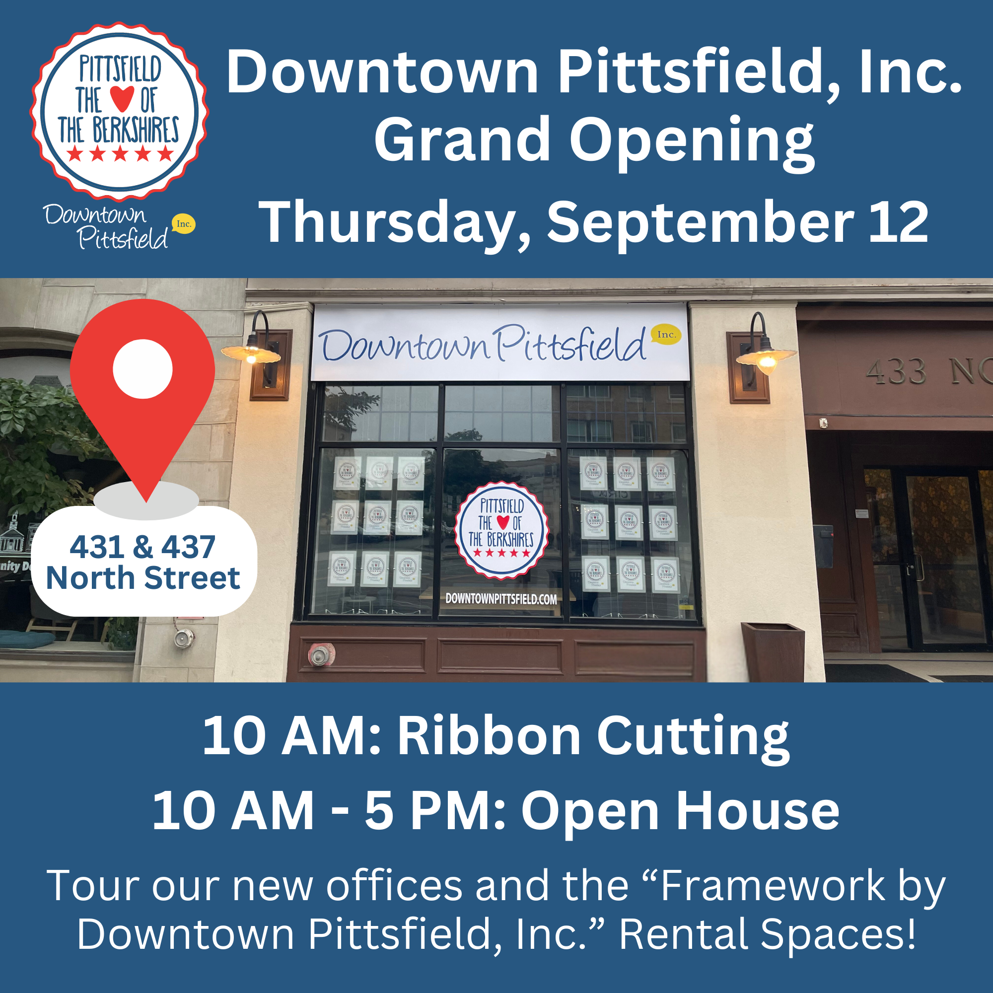 Downtown Pittsfield, Inc. Grand Opening and Ribbon Cutting