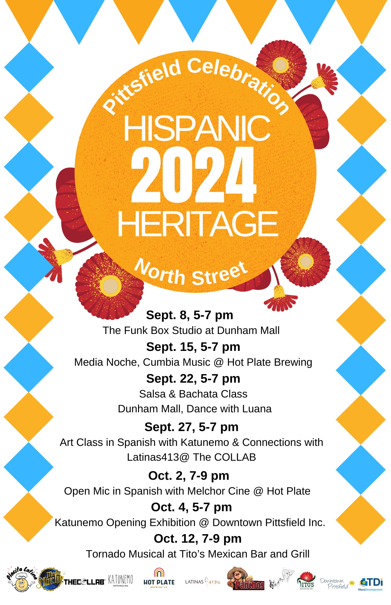 Hispanic Heritage Month Celebration in Downtown Pittsfield!