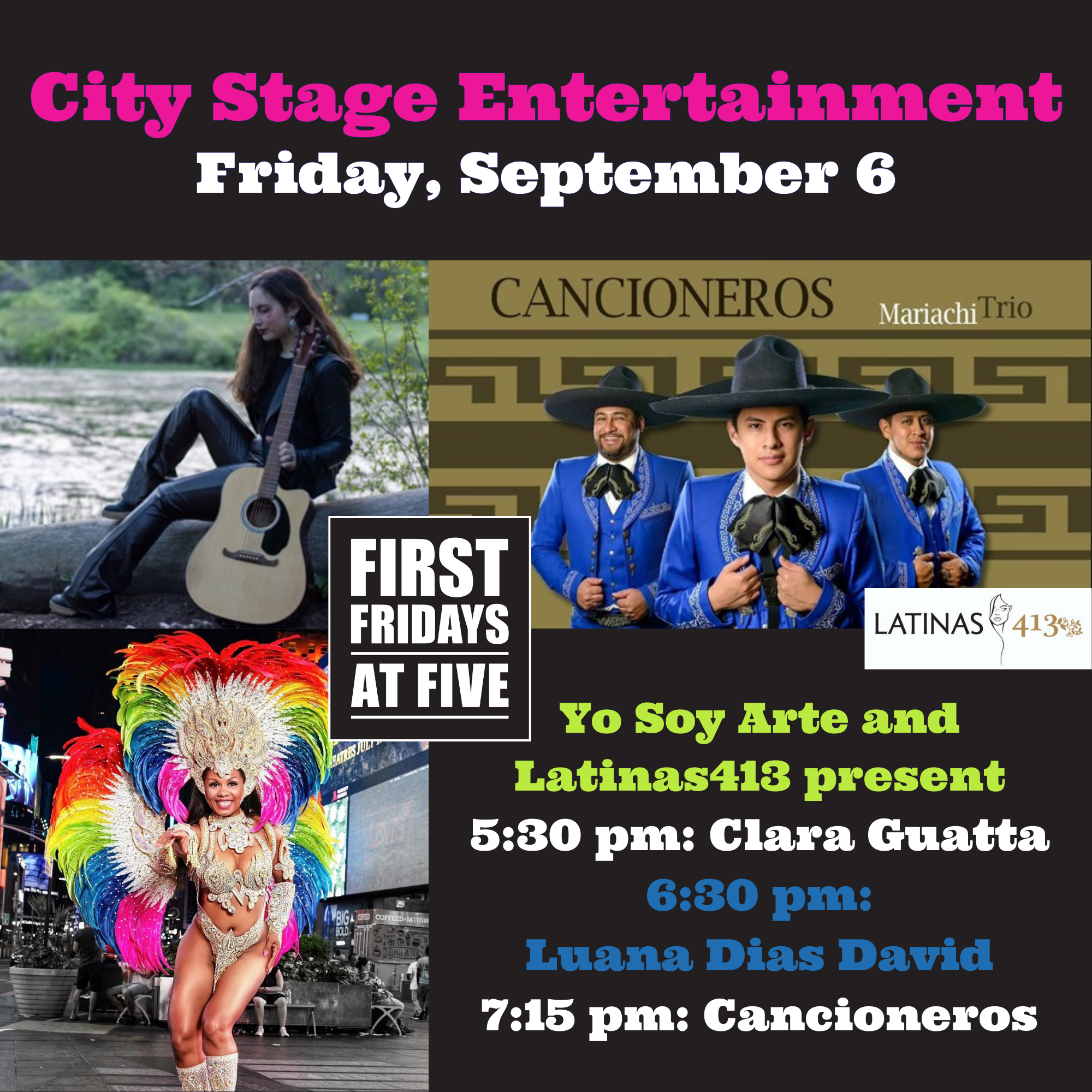 Yo Soy Arte and Latinas413 headline the City Stage!