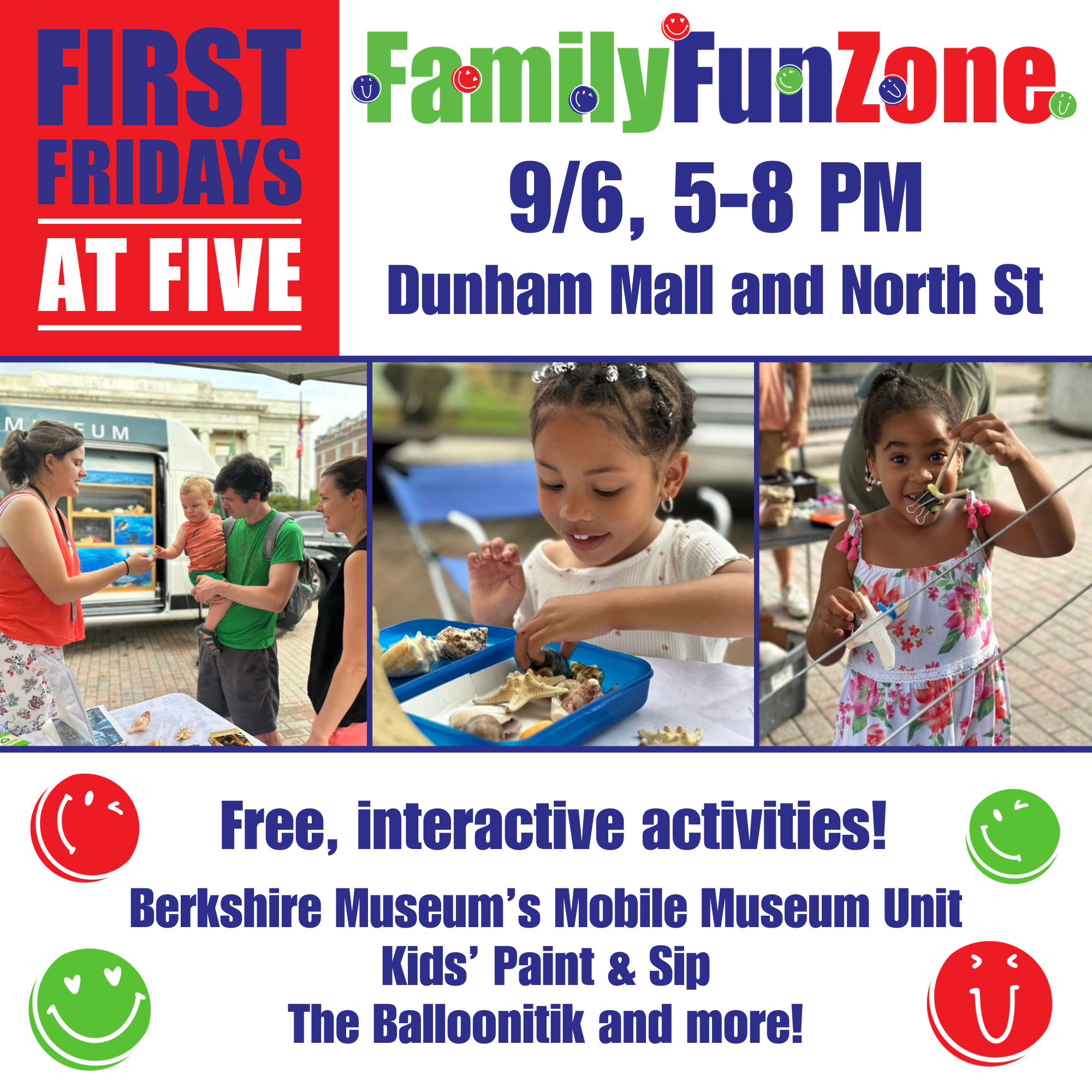 Family Fun Zone at First Fridays at Five