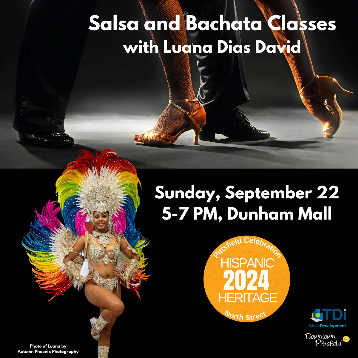 FREE Salsa and Bachata Classes with Luana Dias David 