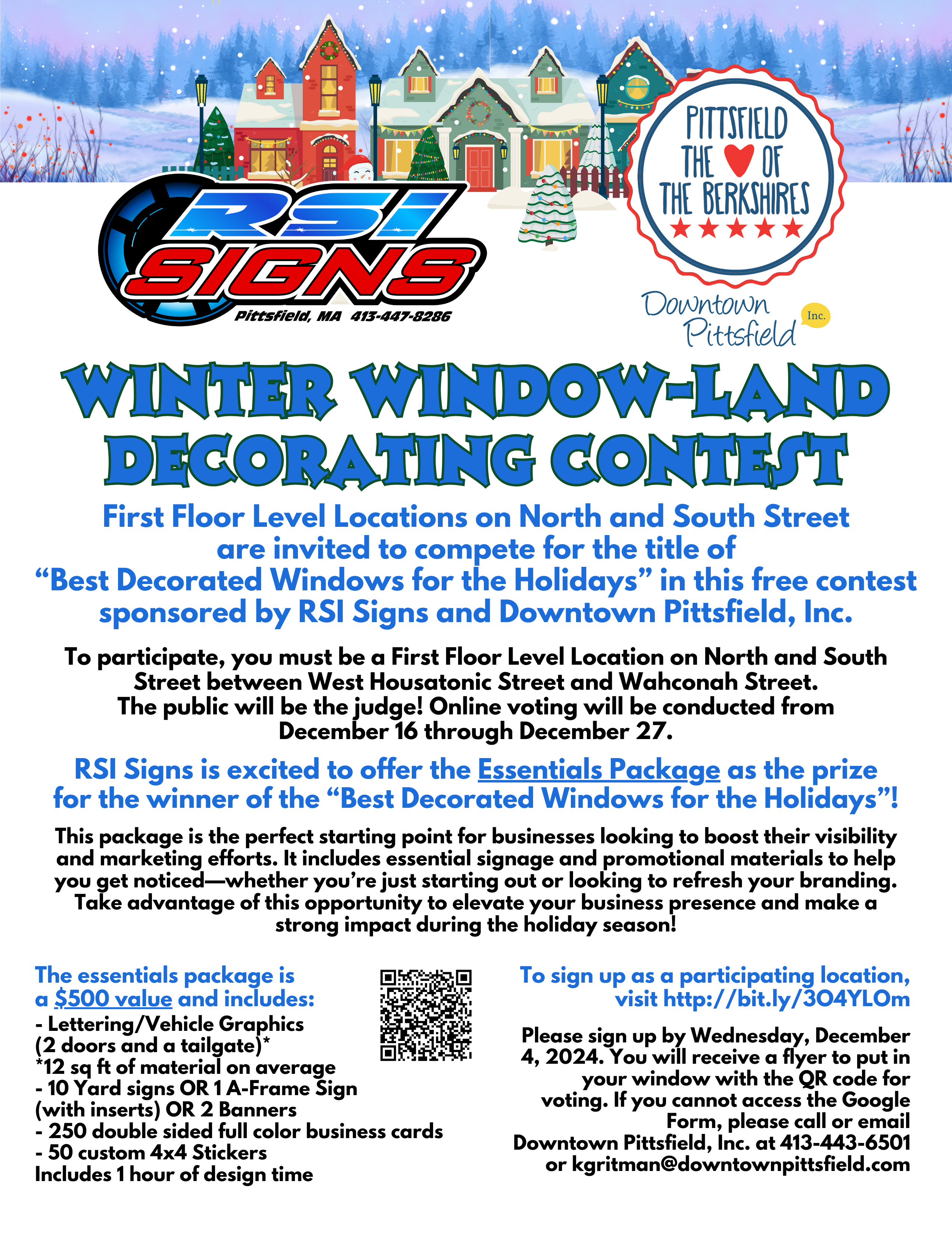 Winter Window-land Decorating Contest