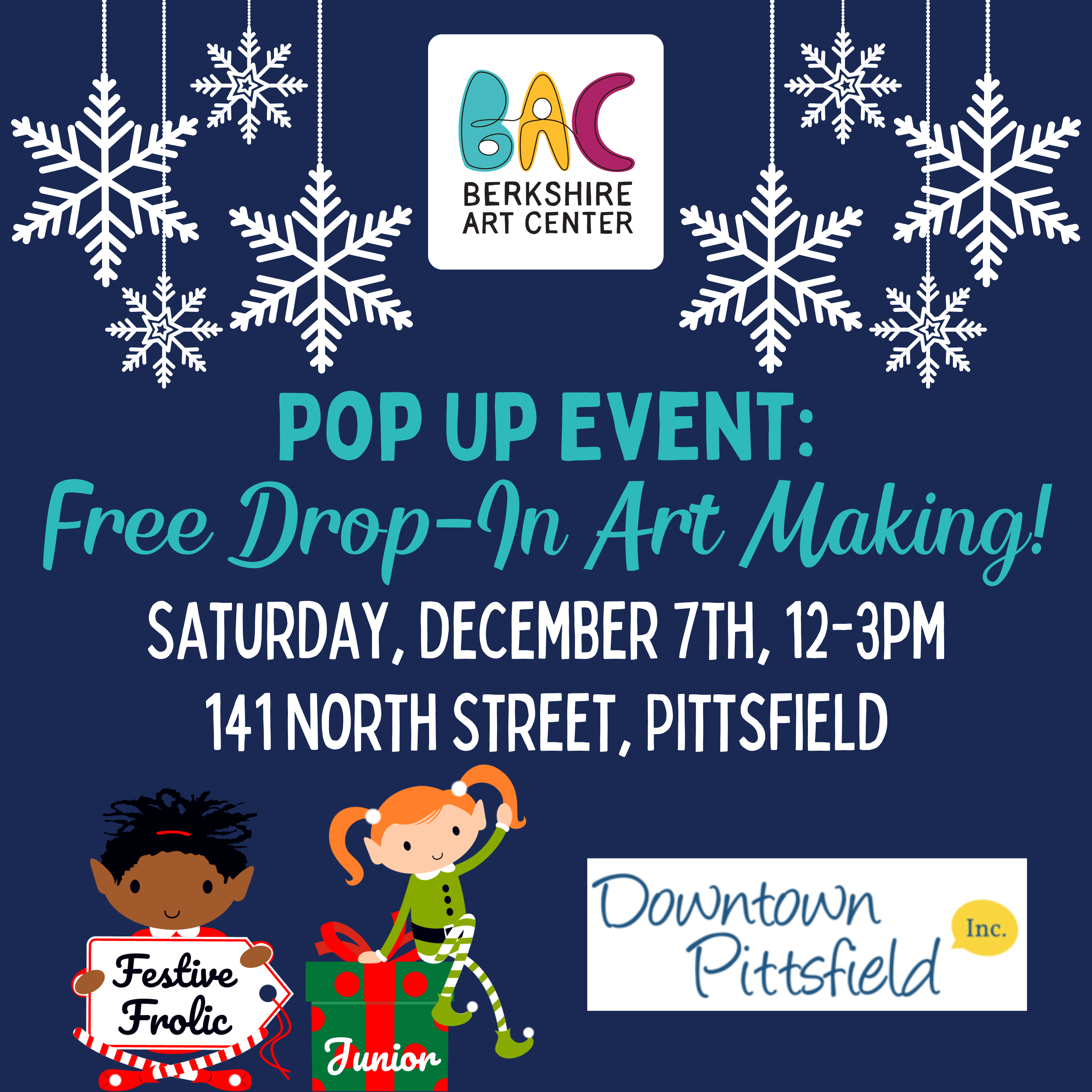 Berkshire Art Center Free Drop-In Art Making (Festive Frolic Junior)