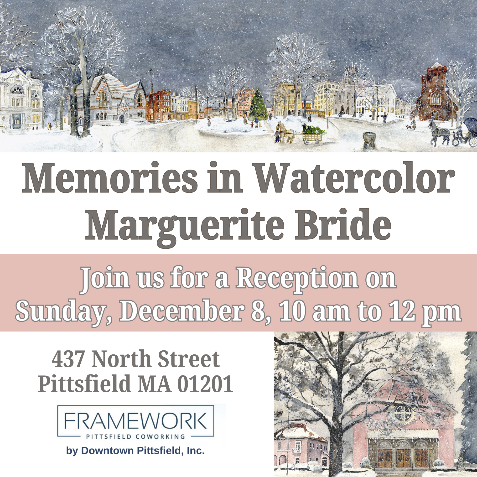 Opening Reception: Memories in Watercolor by Marguerite Bride