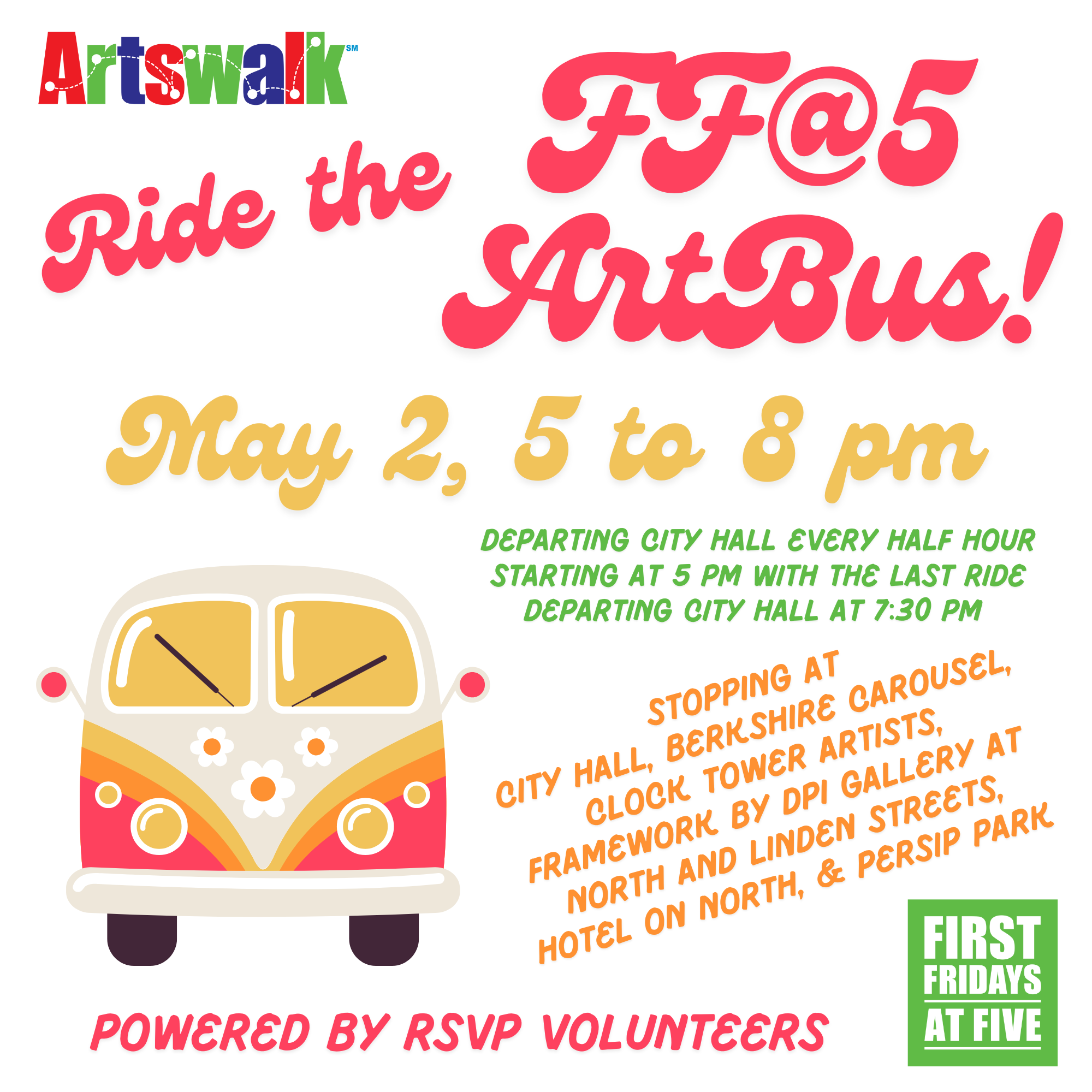 ART BUS at First Fridays at Five!