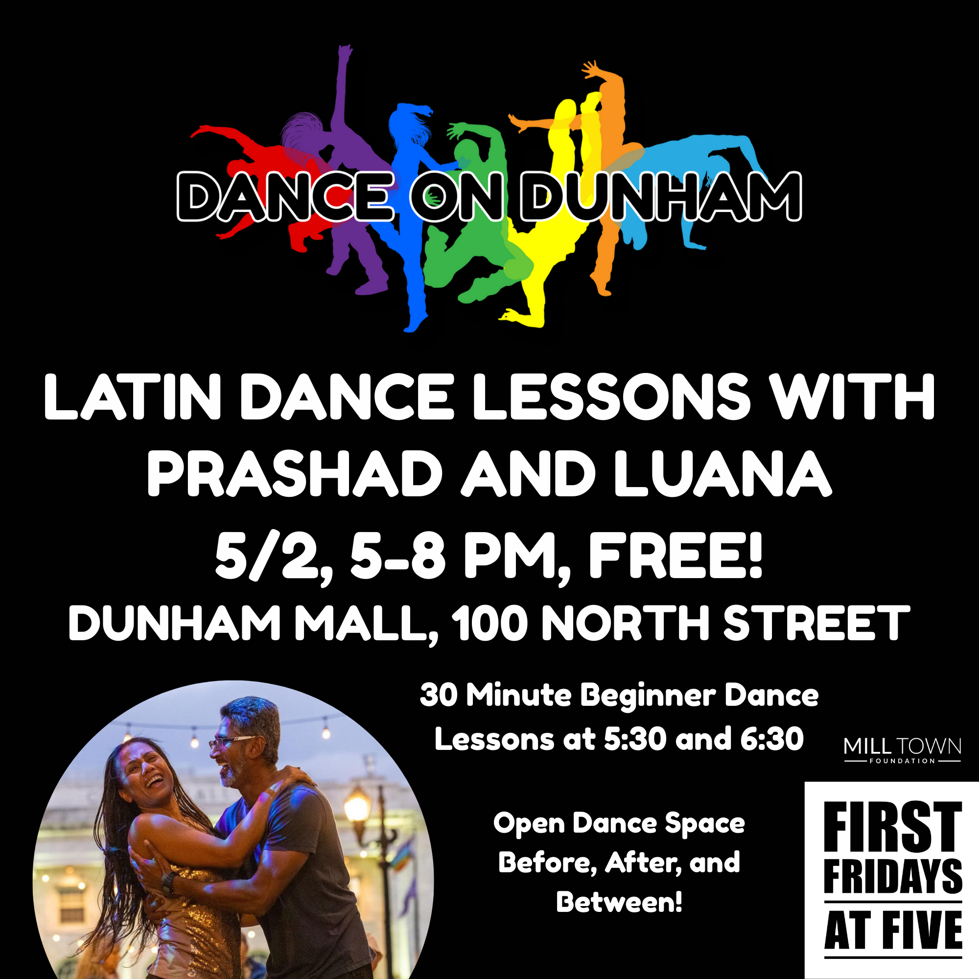 First Fridays at Five: Dance on Dunham with Luana and Prashad