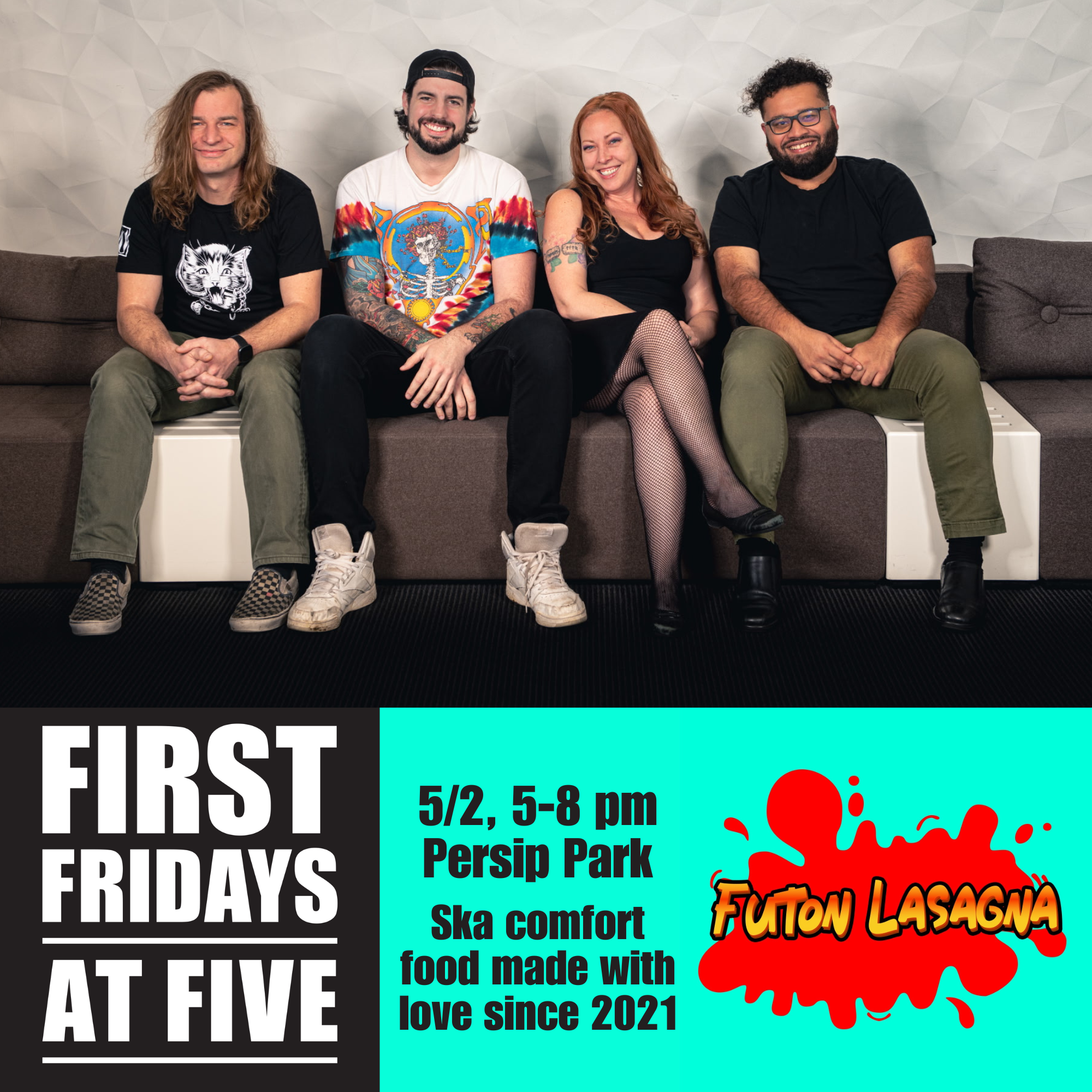 First Fridays at Five: Futon Lasagna