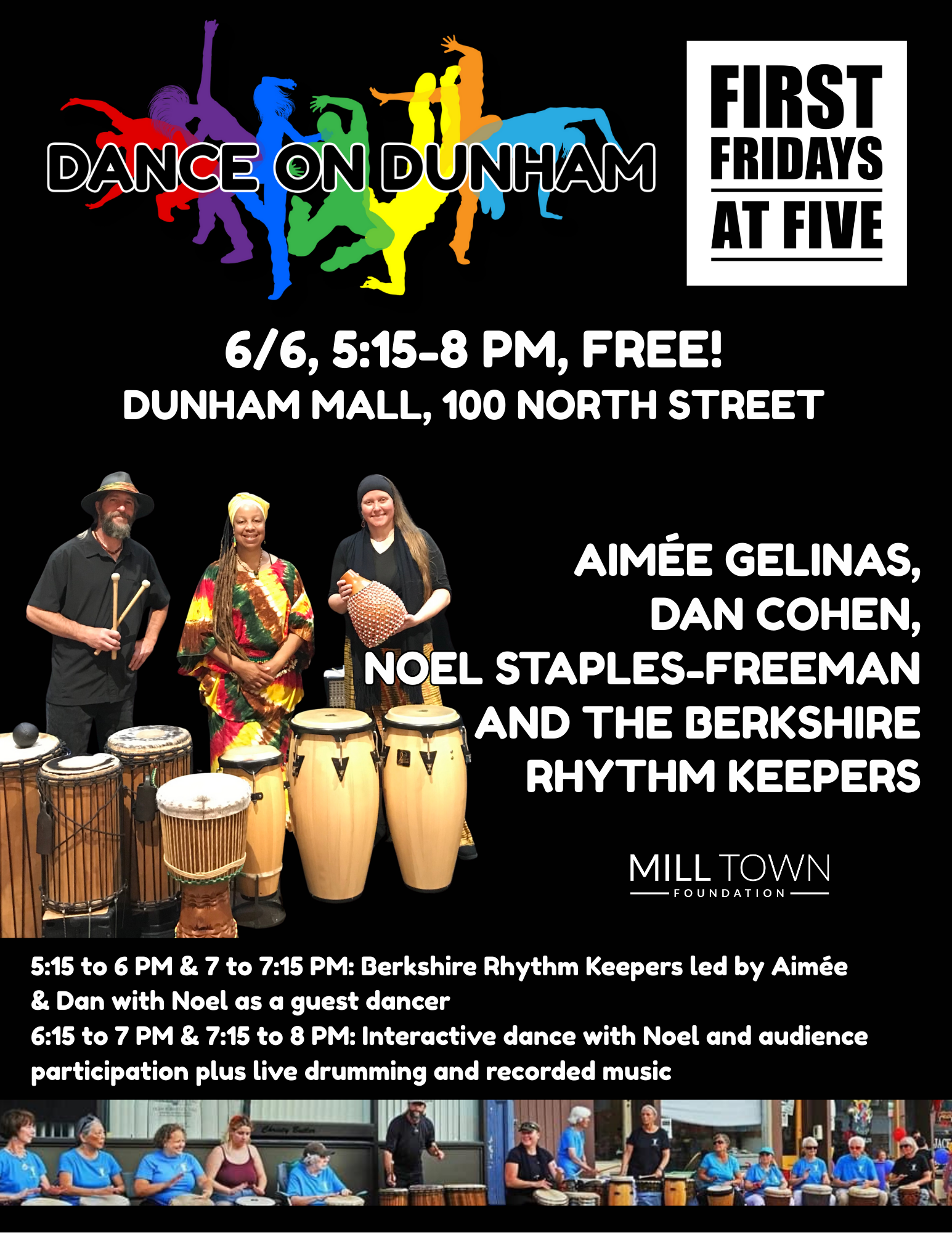 Dance on Dunham with Aimée Gelinas, Dan Cohen, Noel Staples-Freeman, and The Berkshire Rhythm Keepers