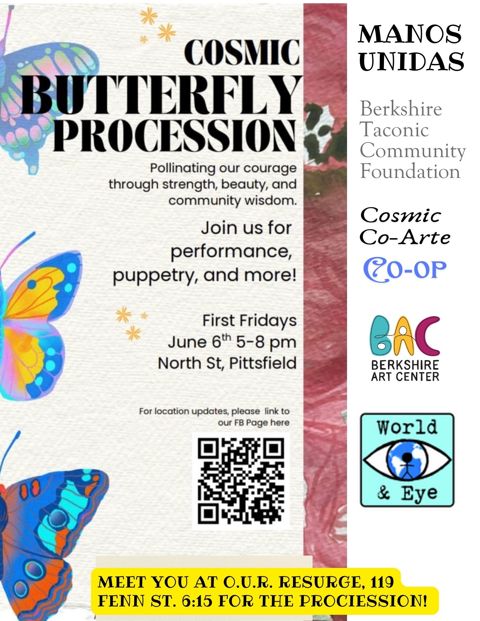 Manos Unidas Presents Cosmic Butterfly Procession!