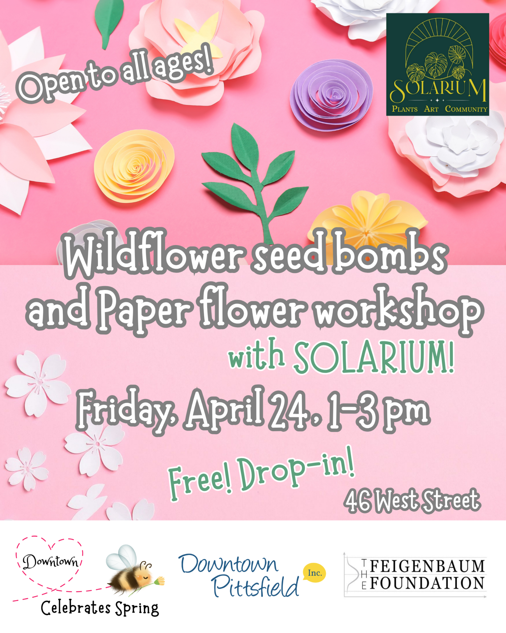 Wildflower seed bombs and Paper flower Workshop (Celebrates Spring ...