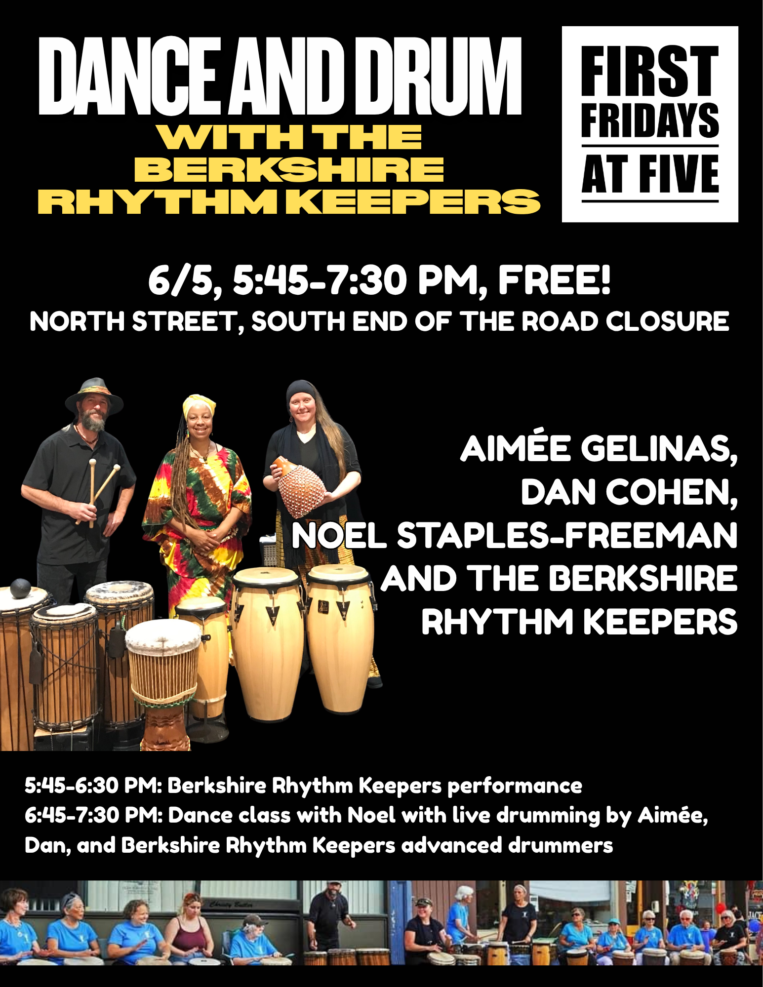 Dance and Drum with the Berkshire Rhythm Keepers