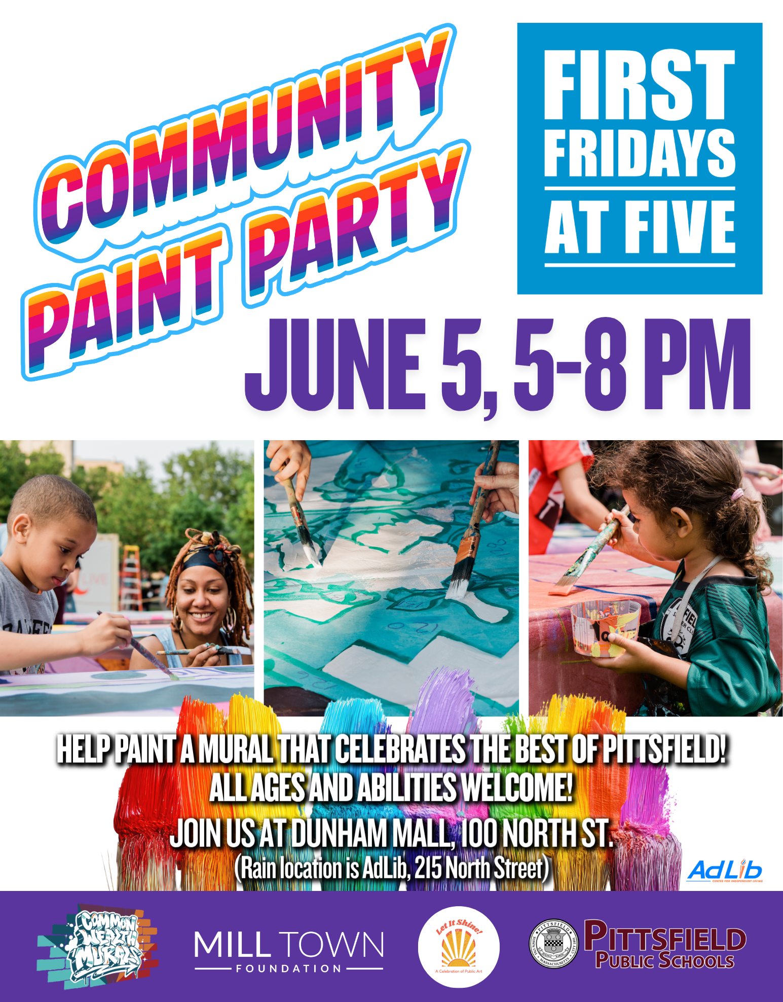 First Fridays at Five: Community Paint Party