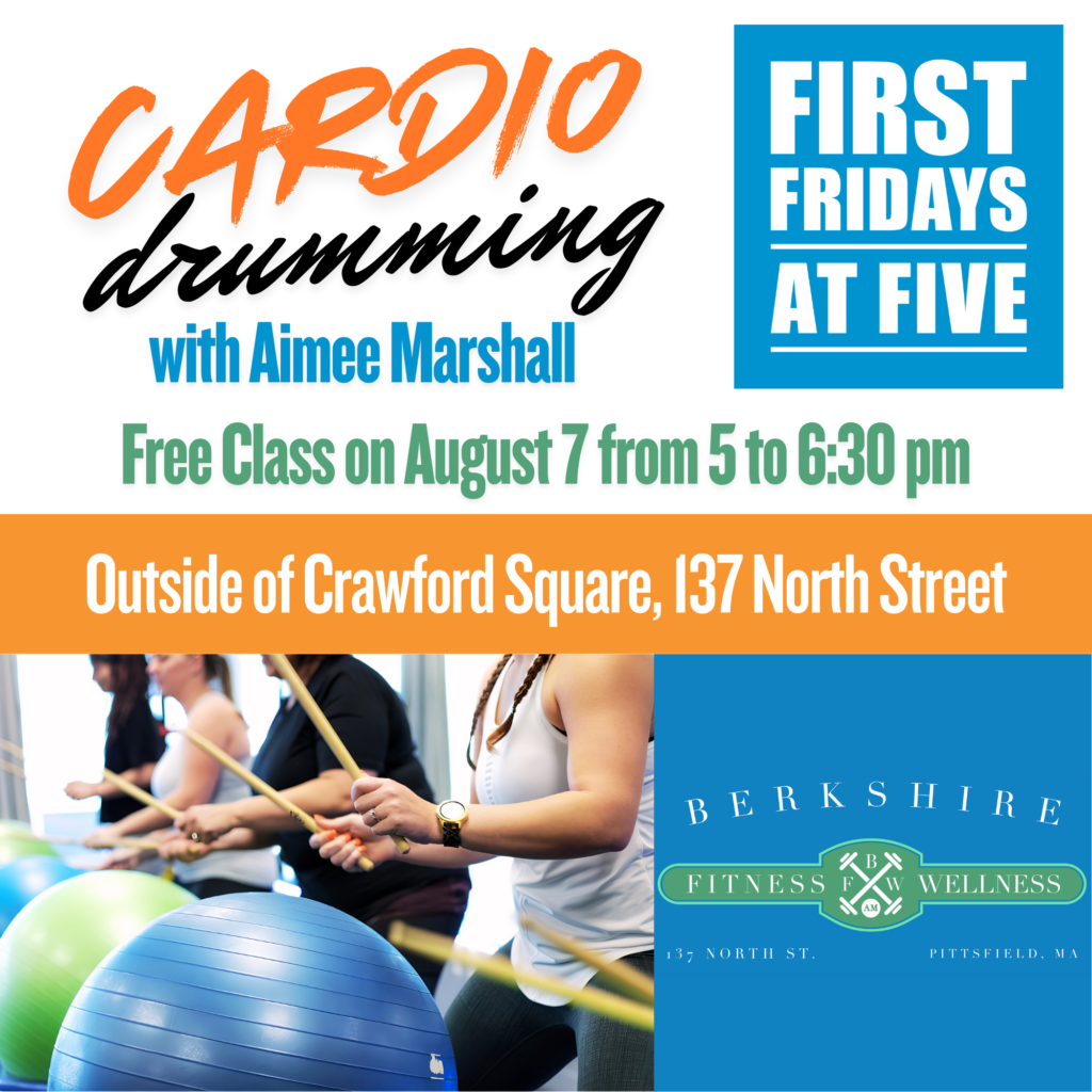 First Fridays at Five: Free Cardio Drumming Class