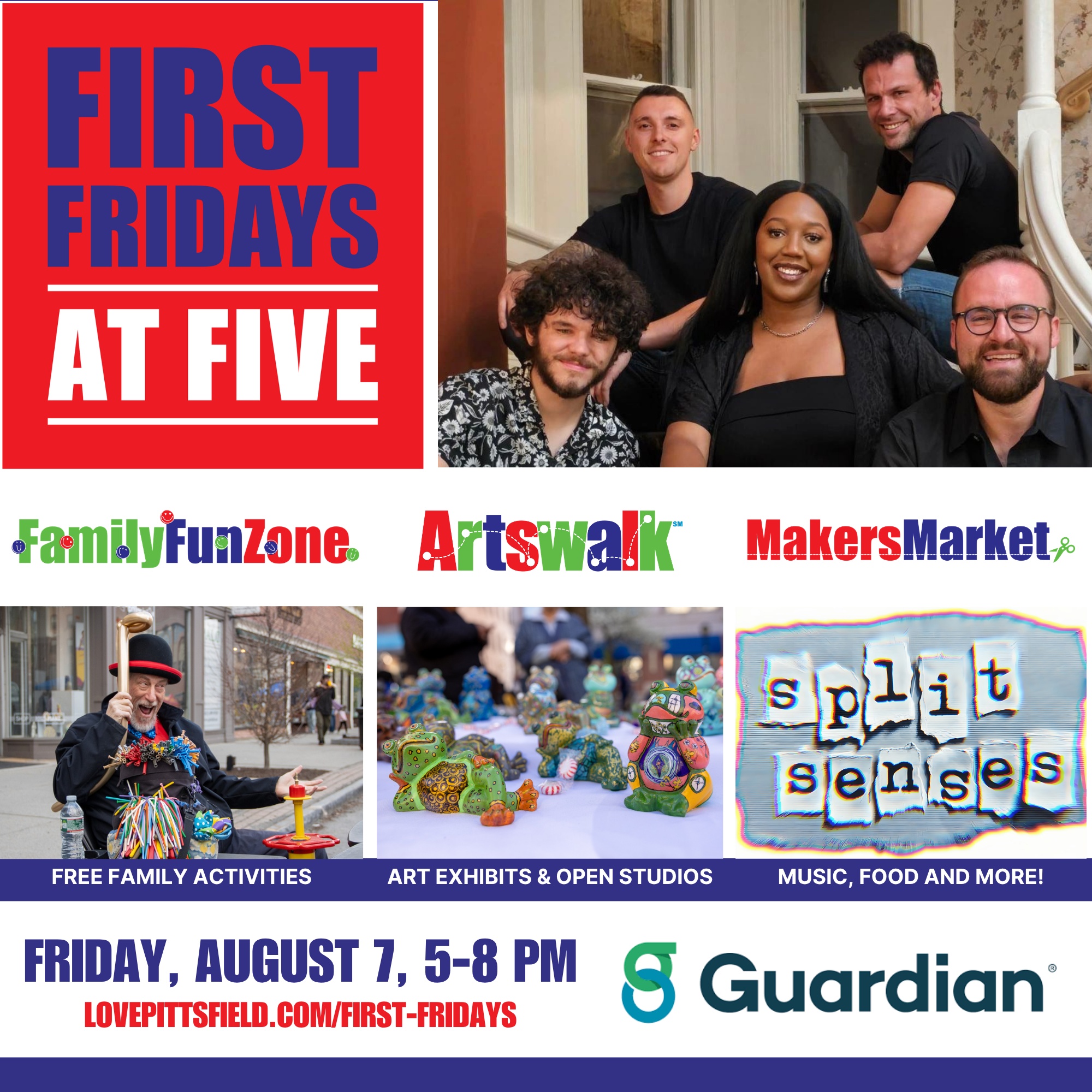 August 7 First Fridays at Five