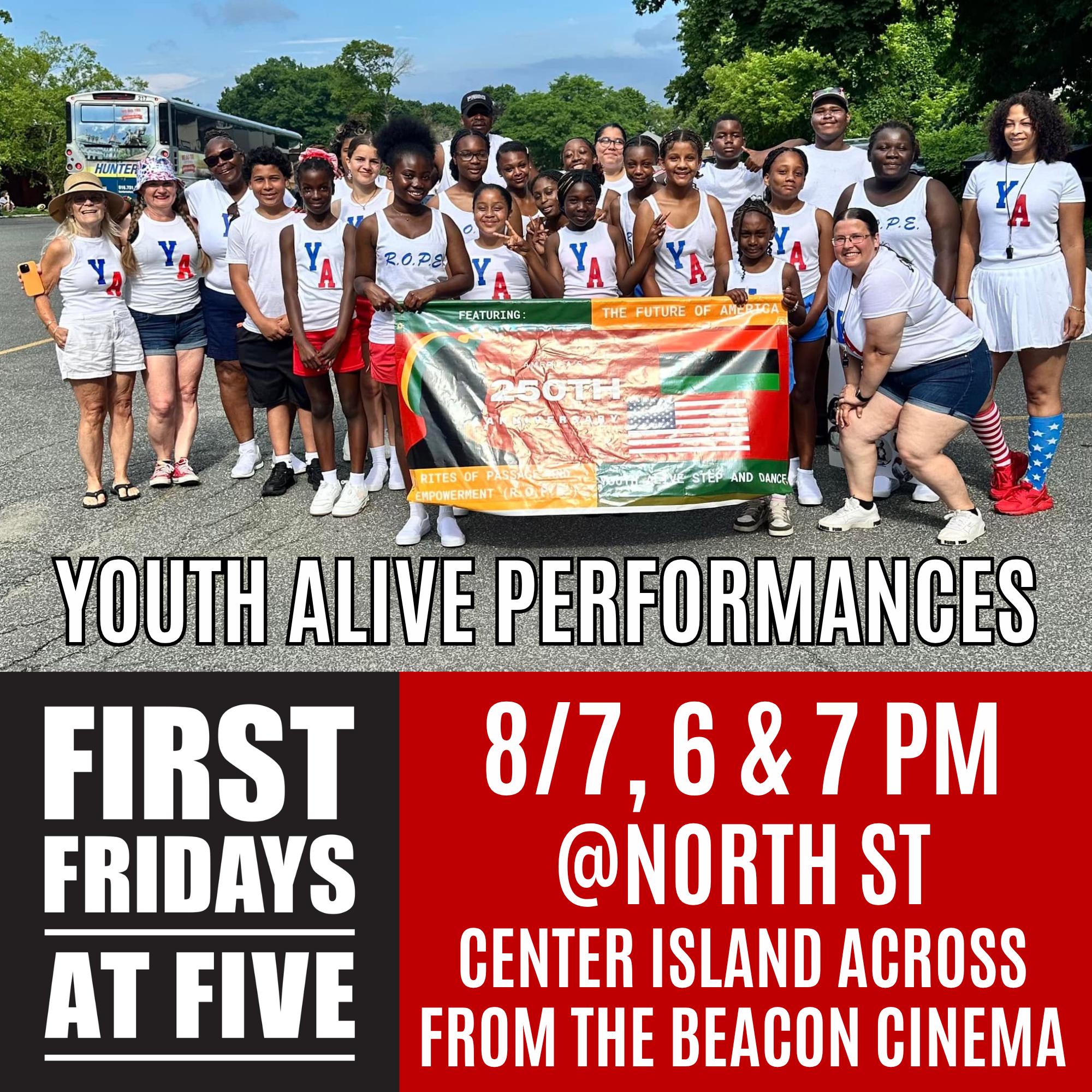 First Fridays at Five: Youth Alive Step, Dance, and Drumline