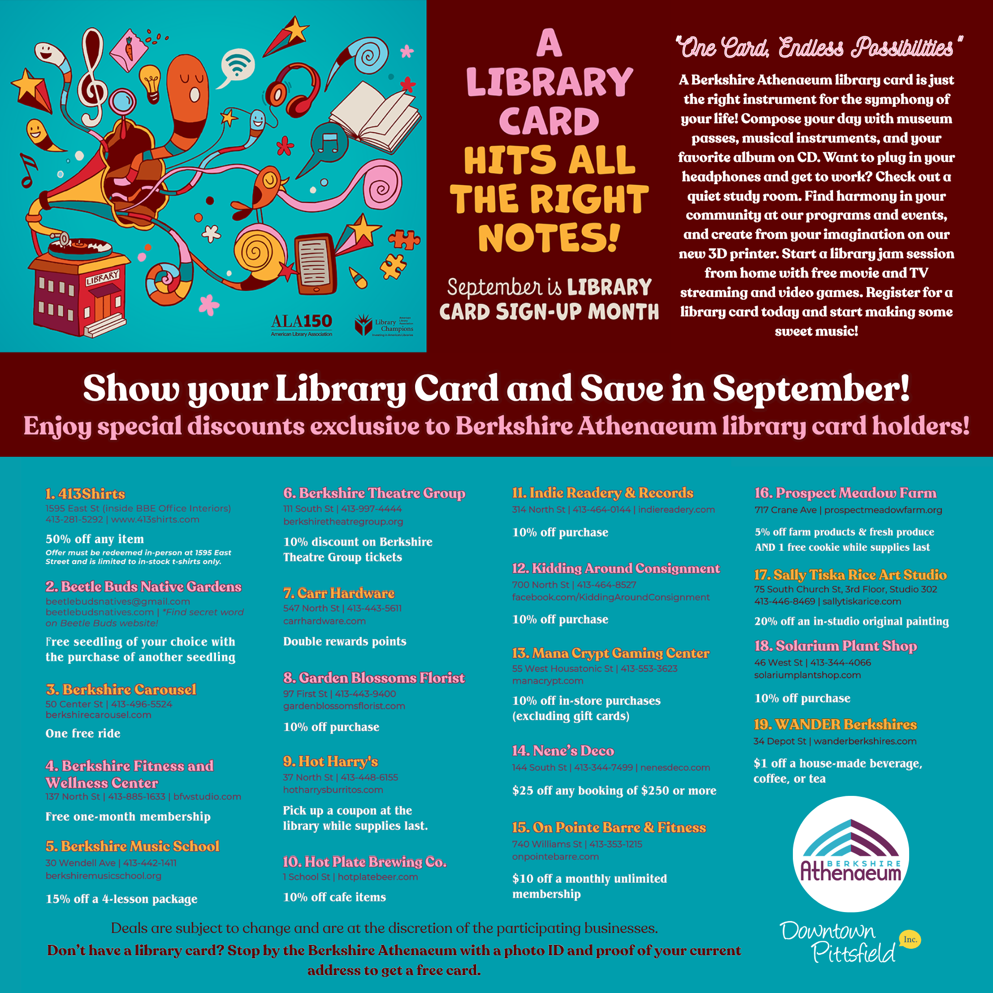 Save Big during Library Card Sign-Up Month this September!